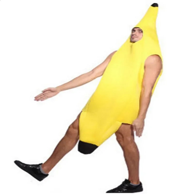 Carnival Clothing Men Cosplay Adult Fancy Dress Funny Sexy Banana Costume Novelty Halloween Christmas Carnival Party Decorations 240919