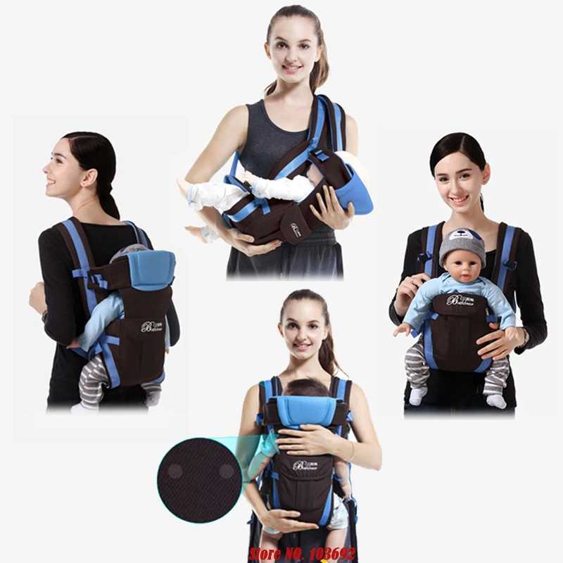 Beth Bear Baby Carrier Backpack Breathable Front Facing 4 in 1 Infant Comfortable Sling Backpack Pouch Wrap Baby Kangaroo New X260313