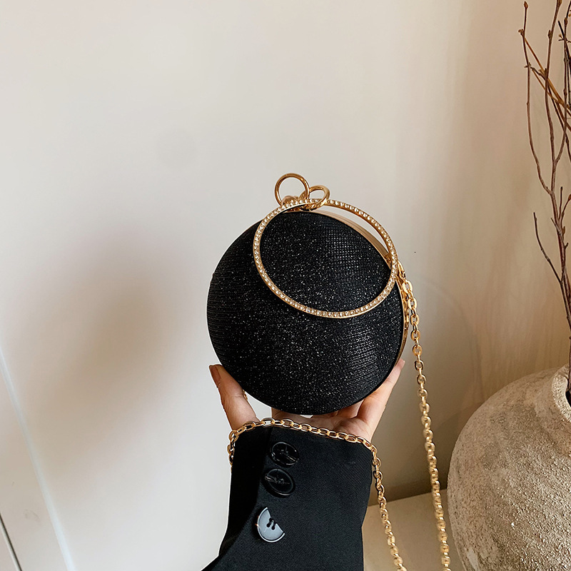 New Shoulder Personalized Design Spherical Bag 2025 Fashionable Handheld Small Round Stylish And Beautiful Crossbody Bag For Women's Mouth Red En