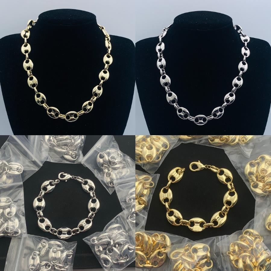 Lettre initiale G Bracelet de collier accessoire de nez de cochon en laiton