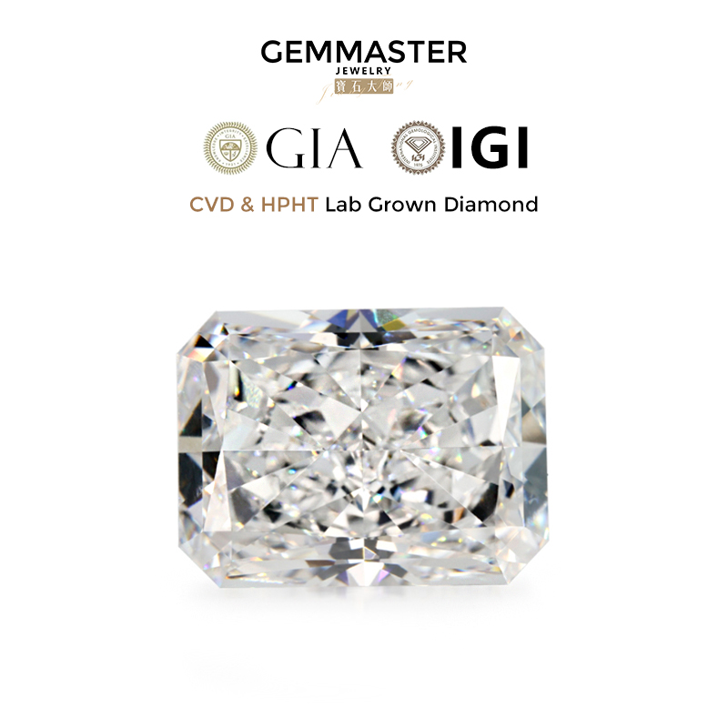 Radiant Lab Grown Diamond CVD HPHT 1ct 3ct 5ct Lab Diamond GIA IGI certificate DEF VVS Loose Real Diamond Wholesale