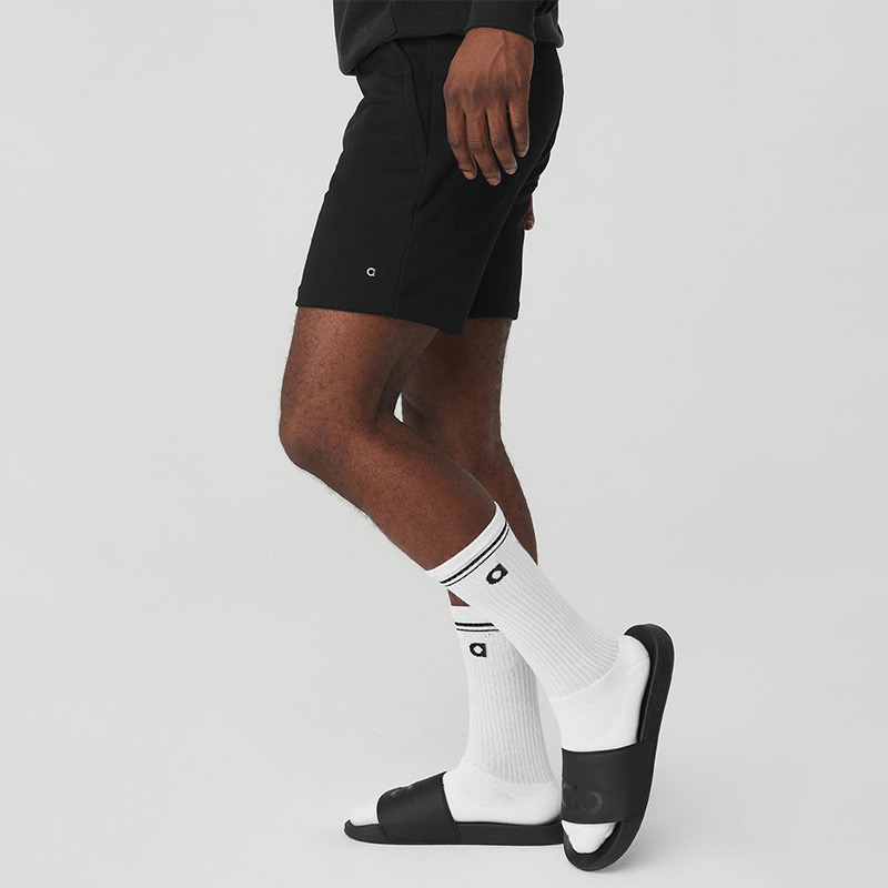 Yoga Womens Socks Yoga Sports Casual Socks Cotton Mens Designer Sock Fashion Seasonal Unisex Black and White Long Tube Accessories