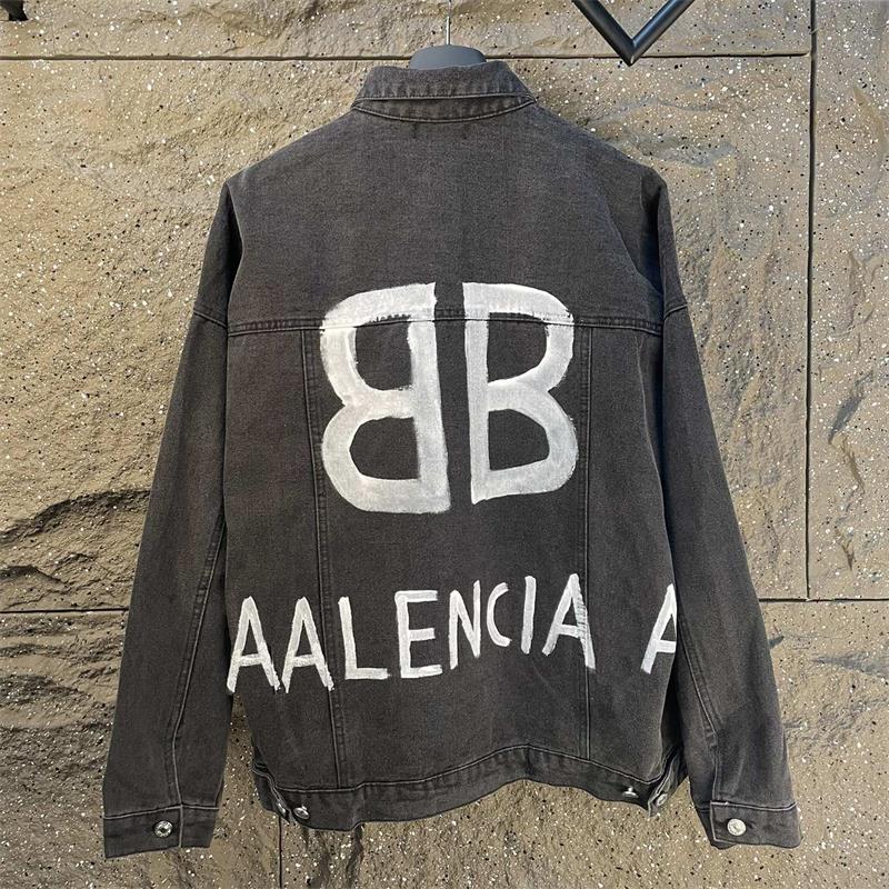 Designer Mens Denim Jacket Woman Casual Loose Jackets Classic Wash Rhinestone Outerwear Autumn denim Jacket lovers coat oversized printed top clothes 05