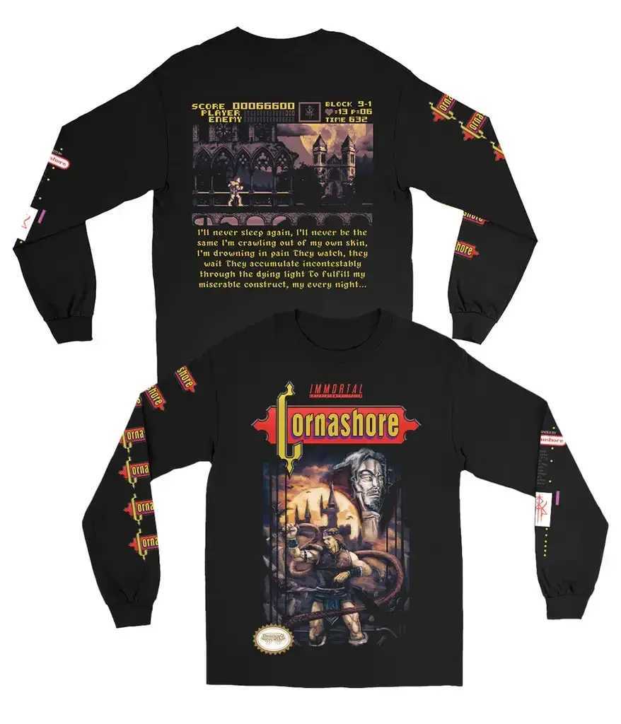 Heavy Metal Lorna Shore Long Sleeve T Shirt Mens Vintage Tshirt Harajuku Streetwear Hip Hop Cotton T-Shirt Tee TopsX240919 ce