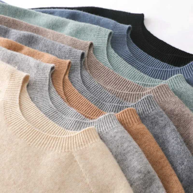 Cashmere Knitted Short Sleeve T-shirt Men Summer Basic O-neck T-Shirt Chic Color Tee Shirt Male Tops Loose Woolen Sweater Z240919
