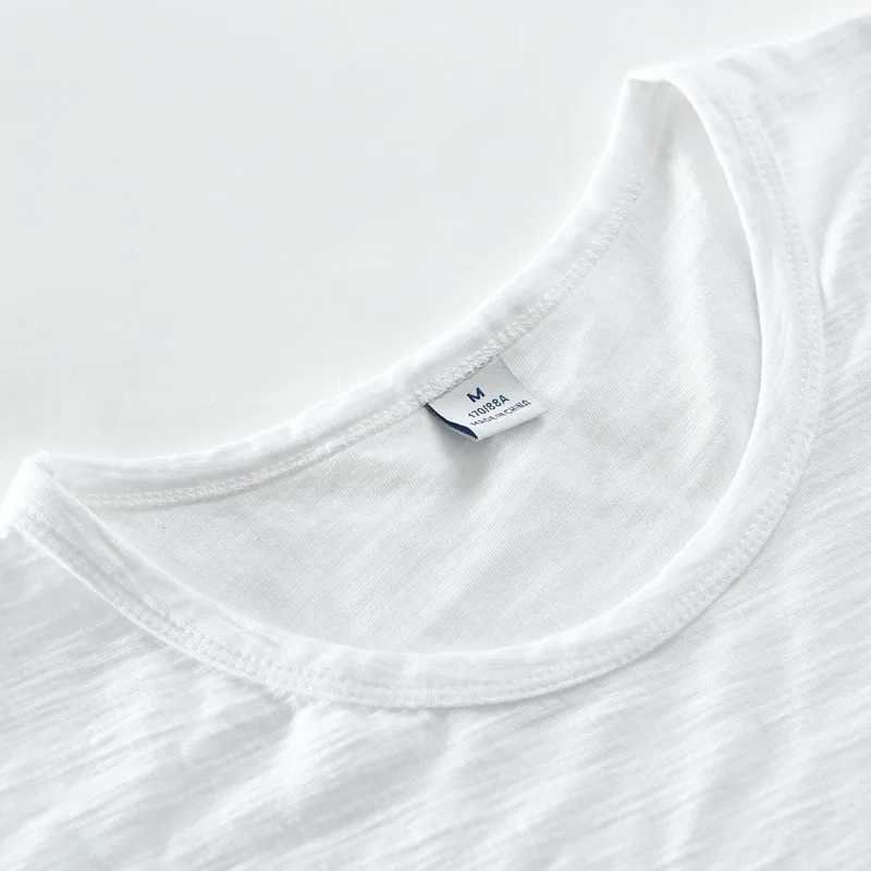 New T Shirt Men Summer 100% Cotton Short Sleeve for Men T-shirt Round Neck Breathable Soft Tops Tees - Size M-XXXL Z240919