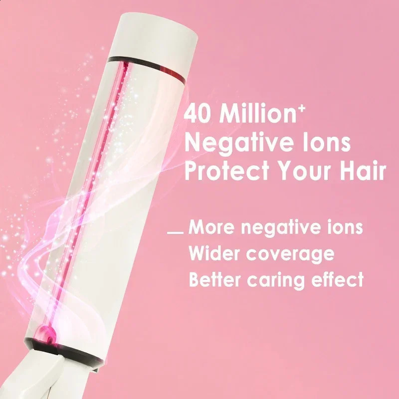 NOVUS 40MM Curling iron Hair waver iron 4000W Negative Ion Ceramic Fast Heating Hair curler Wave iron Big Wand Wave Hair styler 250206