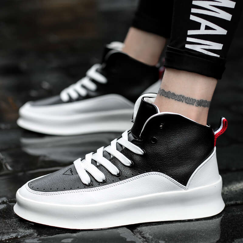 Brand Mens High-top Sneakers Trend Non-slip Basketball Casual Sport Tennis Outdoor Teenager Confortable Gym Shoes
