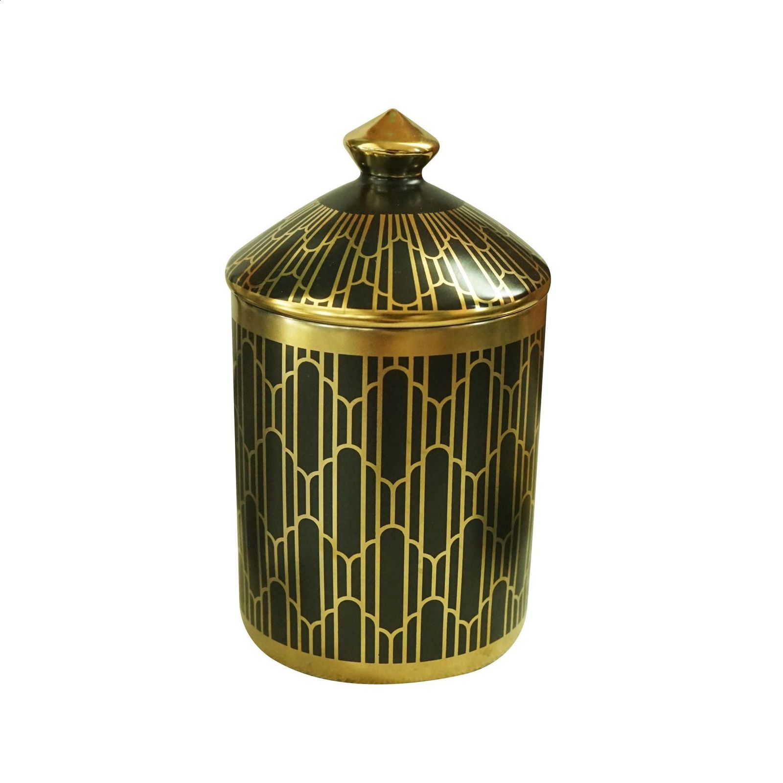 Courtly Check Enamel Canister Black-and-White Kitchen Storage Container with Lid Mini 240820