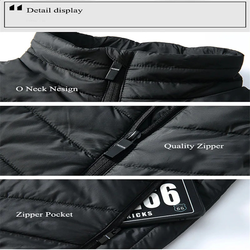 219 Areas Heated Vest Men Jacket Heated Winter Womens Electric Usb Heater Tactical Jacket Man Thermal Vest Body Warmer Coat 6XL 240919