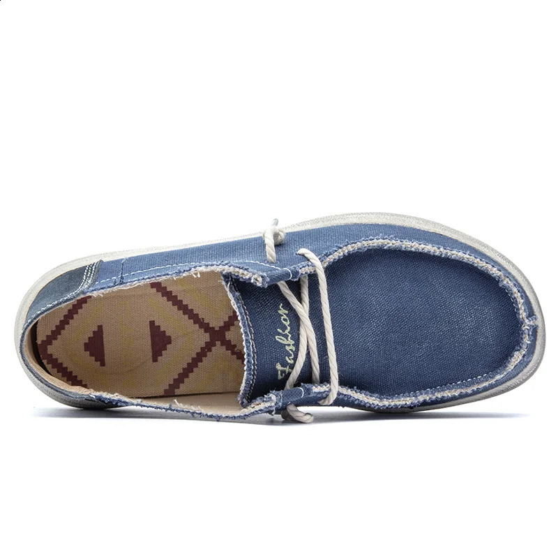 MIXIDELAI Arrival Summer Autumn Comfortable Casual Shoes Mens Canvas Shoes For Men Fashion Flat Loafers Shoe Size 48 240909