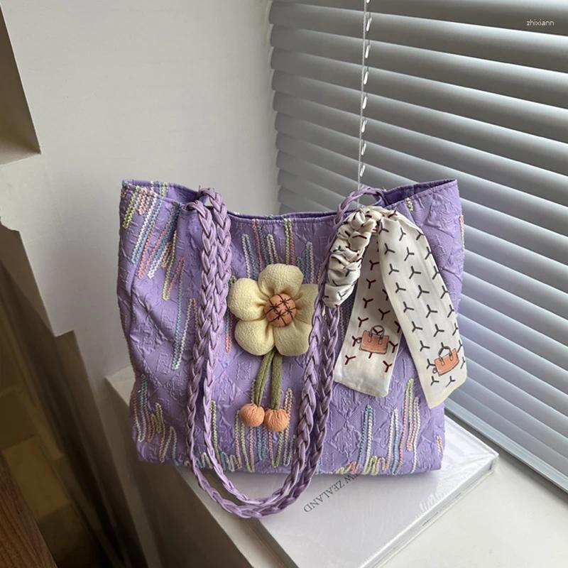 2025 NEW Shoulder Bags wer Pattern Casual Fashion Bag For Women Shopper Handbags Environmental Storage Reusable Tote School Girl fashionable item zhan