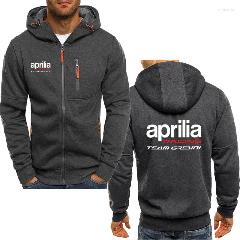 Men's Hoodies 2024 Aprilia Racing RSV4 Print Zipper Trend Leisure High Quality Haruku Sweatshirt Pullover Tops Clothes