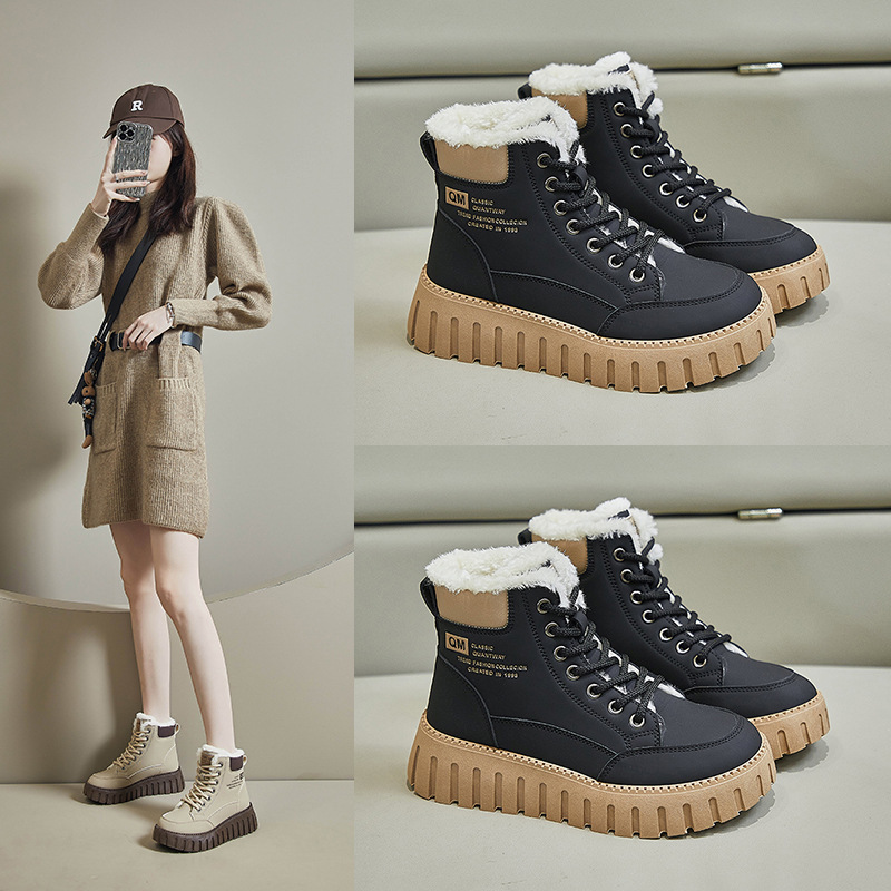 2024 Free Shipping New Designer Men Womens Snow Kids Winter Shoes Warm Fur Furry Boots