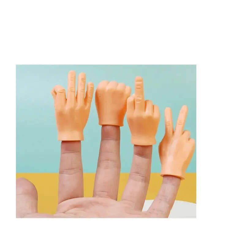 Hands For Toys Tiny Cat Cats Props Silicone Funny Mini Creative Finger Fidget Small Hand Tease Pets Game Toy s