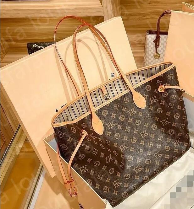 Luxurys Designer Bag 2pcs Set Women Bags Handbag Shoulder Messenger Fashion Composite Clutch The Tote Bag Handbags Female Coin Purse Wallet M40156