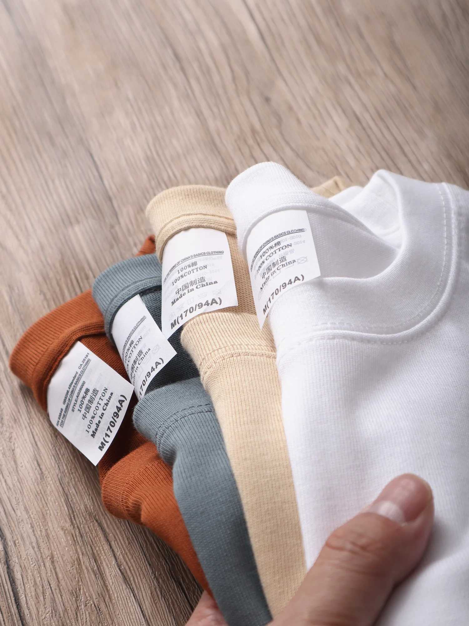 Sypcman Oversized T-Shirt 9.9oz 280 Grams Heavy High Qualtity Men Short Sleeve Tee Cotton Solid Color Customized OEM Streetwear Z240919