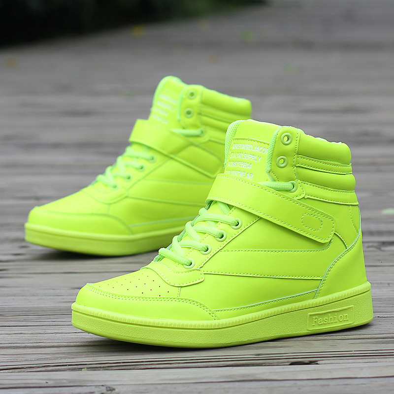 Woman Breathable High Top Black White Boots Women Casual Sport Shoes Platform Hidden Increasing Sneakers Leather Shoe 241126