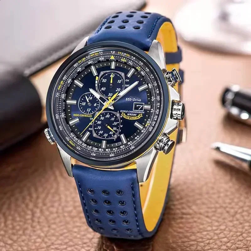 Fashion Watches Trend Quartz Clock Luminous Calendar Waterproof Multi Function Fancy Round Automatic Watch Stainless 240909