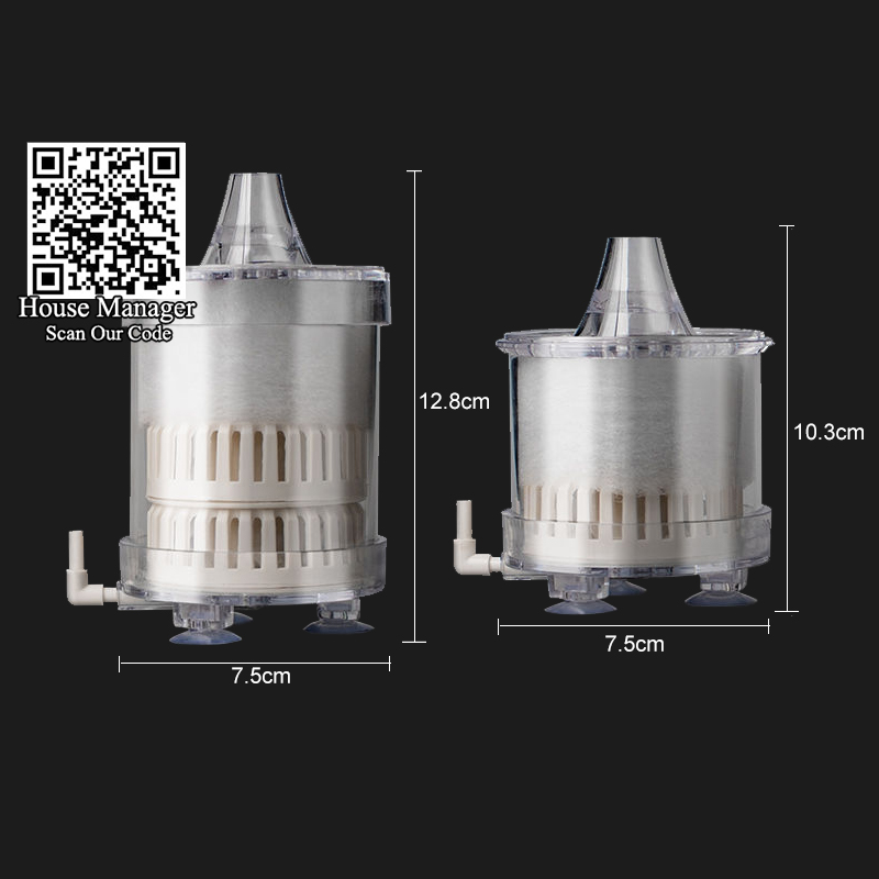 Water Fairy Aquarium Water Filter Efficient Internal Sponge Fish Tank Filter Pneumatic Filtration Air Pump Aquarium Accessories