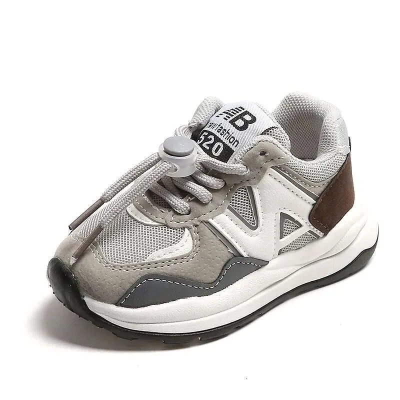 Rindu Cross border Autumn New Baby Soft Sole for Boys and Girls Leather Korean Sports Shoes free shipping shoes