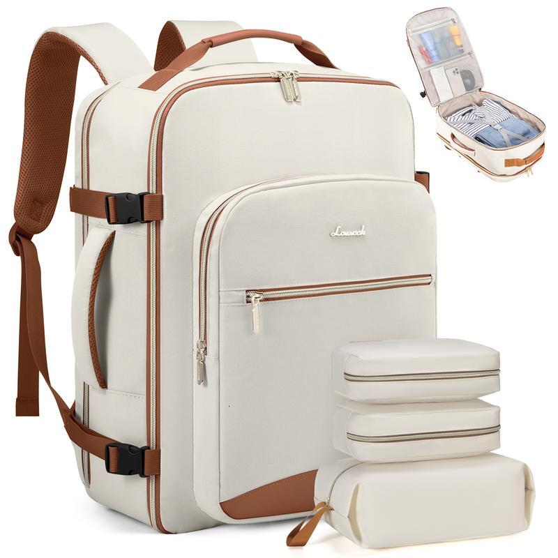 Free Shipping Color Blocked Portable Backpack With 3 Packaging Boxes And Laptop Compartment - Personal Items Designer Friendly Approved Hiking Bag