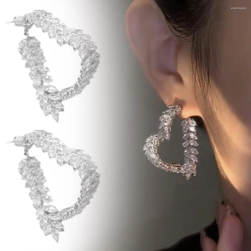 Earrings Wheat Stud Zircon Hoops Korean Design | Charm Jewelry 4