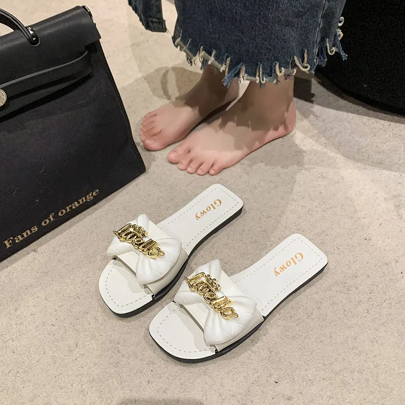 Sandal Lady Summer Flip-Flops Non-Slip Casual Beach Shoes Women Flat Slippers cd3