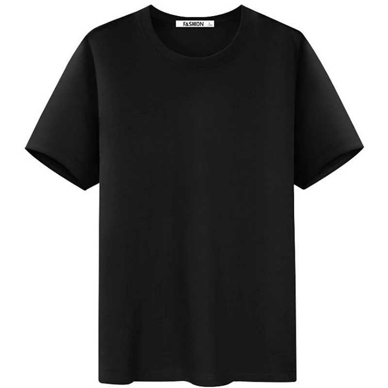 Wholesale Drop-Ship 100% Cotton Summer Soft Slim Short Sleeve T-Shirt Men Plain Tee Standard Blank T Shirt Ins Tees Top Z240919