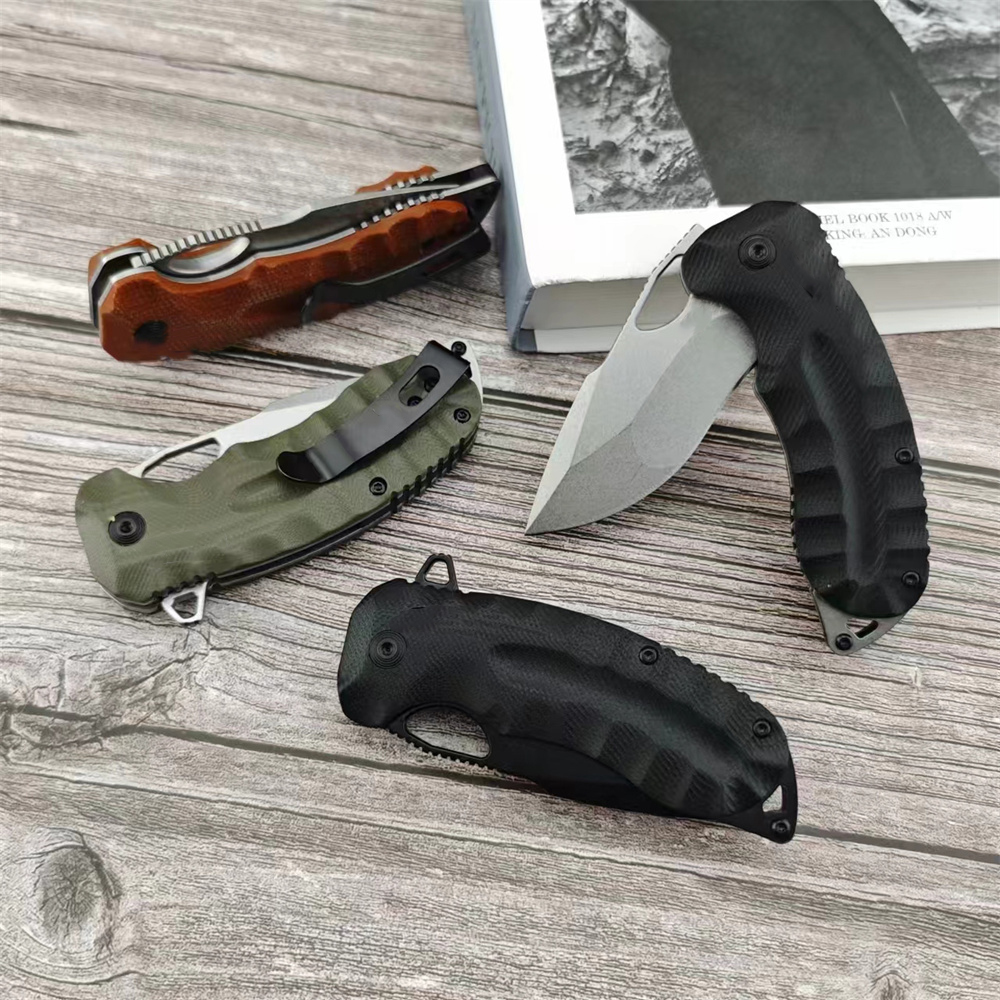 2024 Newest Kiku XR LTE Mini Flipper Folding Satin Plain Blade Natural en Micarta Handles Portable Outdoor Hunting Hiking Pocket Knife 3300 535 3200 1