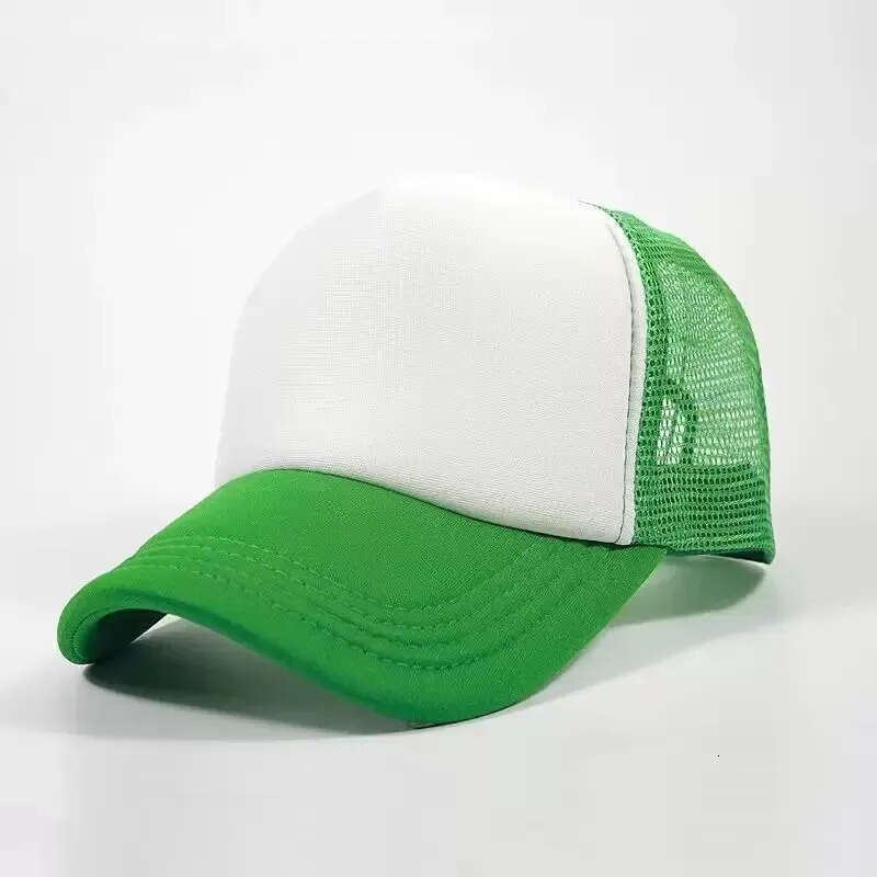 Trucker Baseball UPS Sublimation Cap Party Supply Blank Heat Transfer Printing Kids Truckers Caps Mesh Hat Foam Embroidered S s