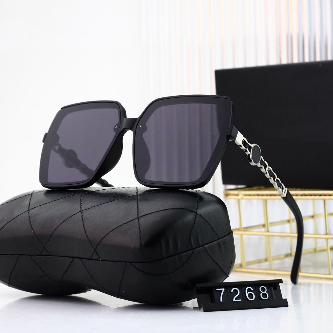 Designers sunglasses large luxury sunglasses for women Polarized Trend UV resistant sun glass Casual Versatile eyeglasses with box gift