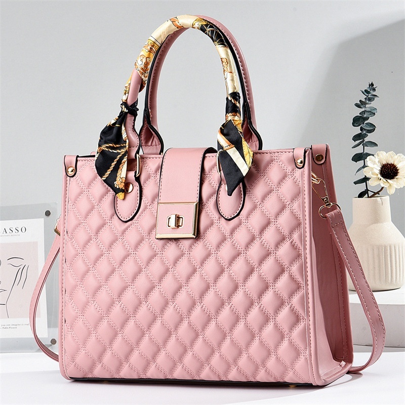 2023 Summer Edition Lingge Women's Large Capacity Tote Commuter Single Shoulder Crossbody Bag