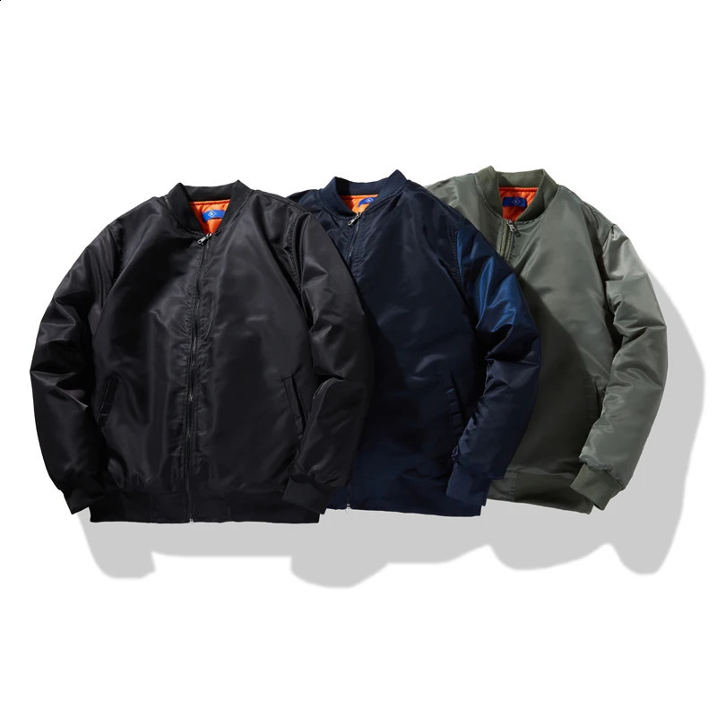 LUKER CMSS Mens Pilot Jackets Cotton Padded Army Bomber Jacket Coat Autumn Winter Male Military Motorcycle 240919