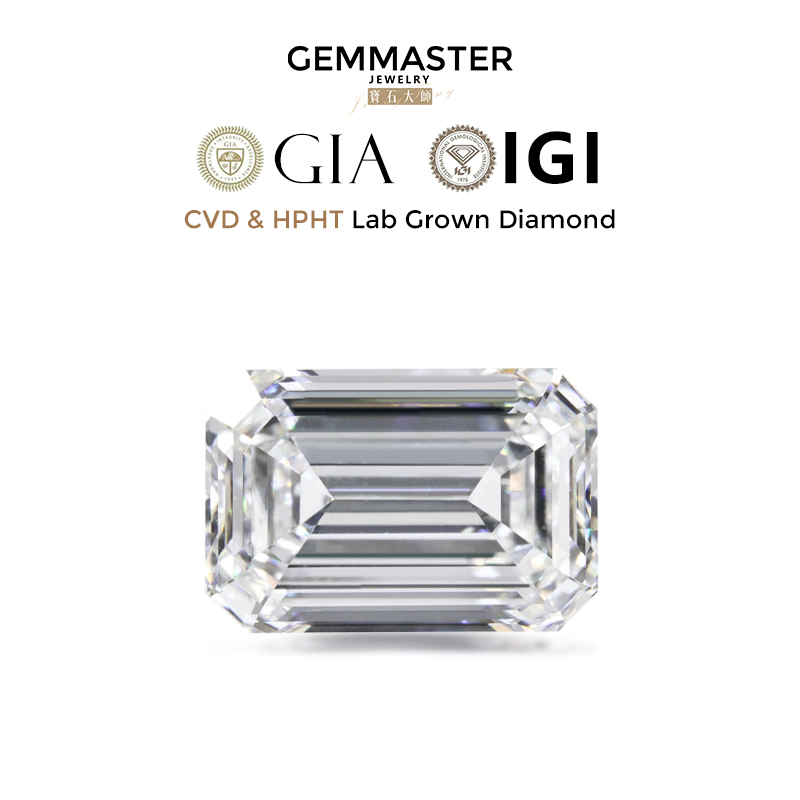 hpht cvd diamond with IGI GIA certificate 0.5ct 1ct 1.5ct VVS synthetic diamond 3ex perfect cut Emerald lab diamond loose lab grown diamond wholesale