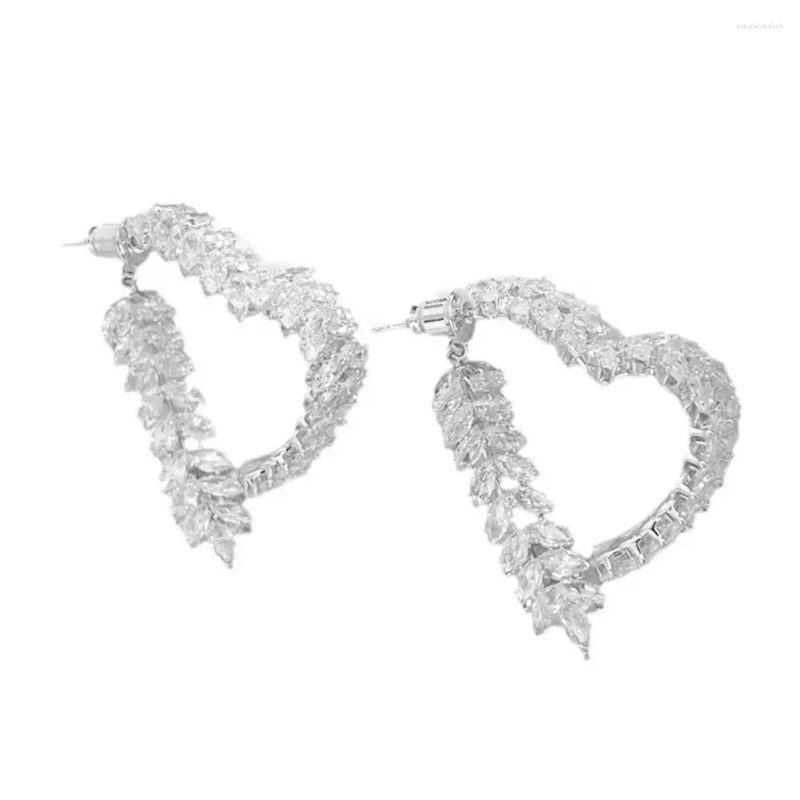 Earrings Wheat Stud Zircon Hoops Korean Design | Charm Jewelry 4