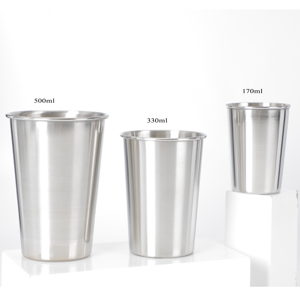 30-500ml size beer cup water cup rolled stainless steel liquor cup sauce cup butter cup seasoning cup