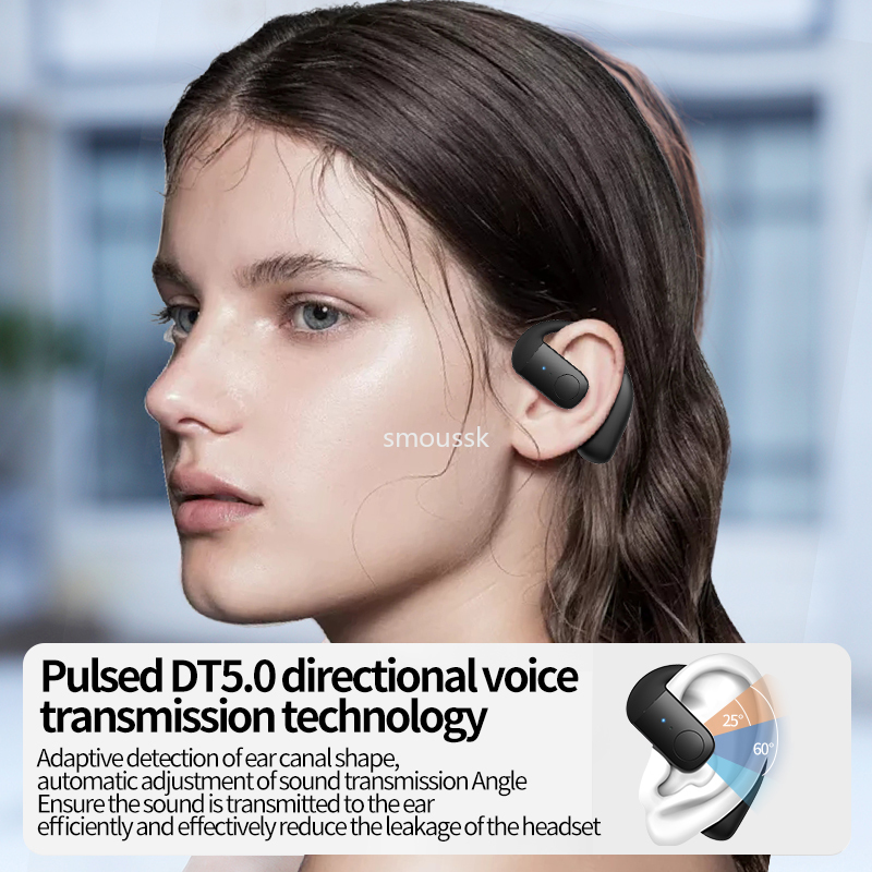 F22 Single Ear Wireless Bluetooth earphones -compatible Headphones In-ear Call Noise Cancelling Business Earphones With Mic