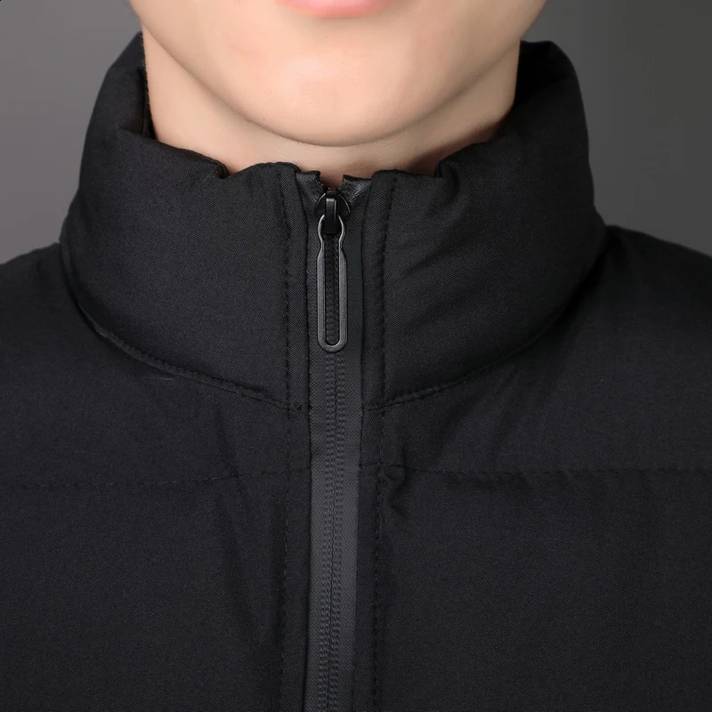 Casual Down Cotton MenS Spring And Autumn And Winter Korean Version Trend Wear A Vest Warm Shoulder Coat Boy 240912