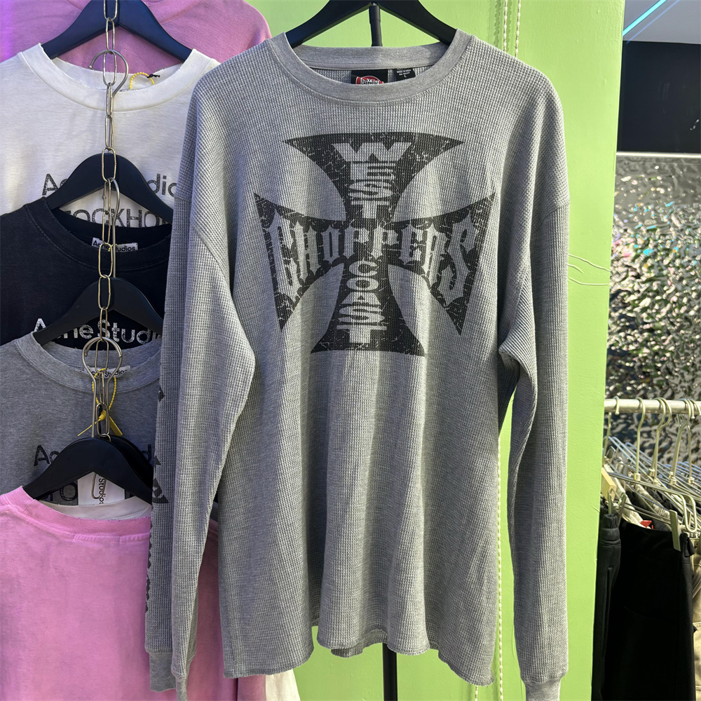 Real Photos Men T-shirts Casual Round Neck Oversized TShirt Long Sleeve