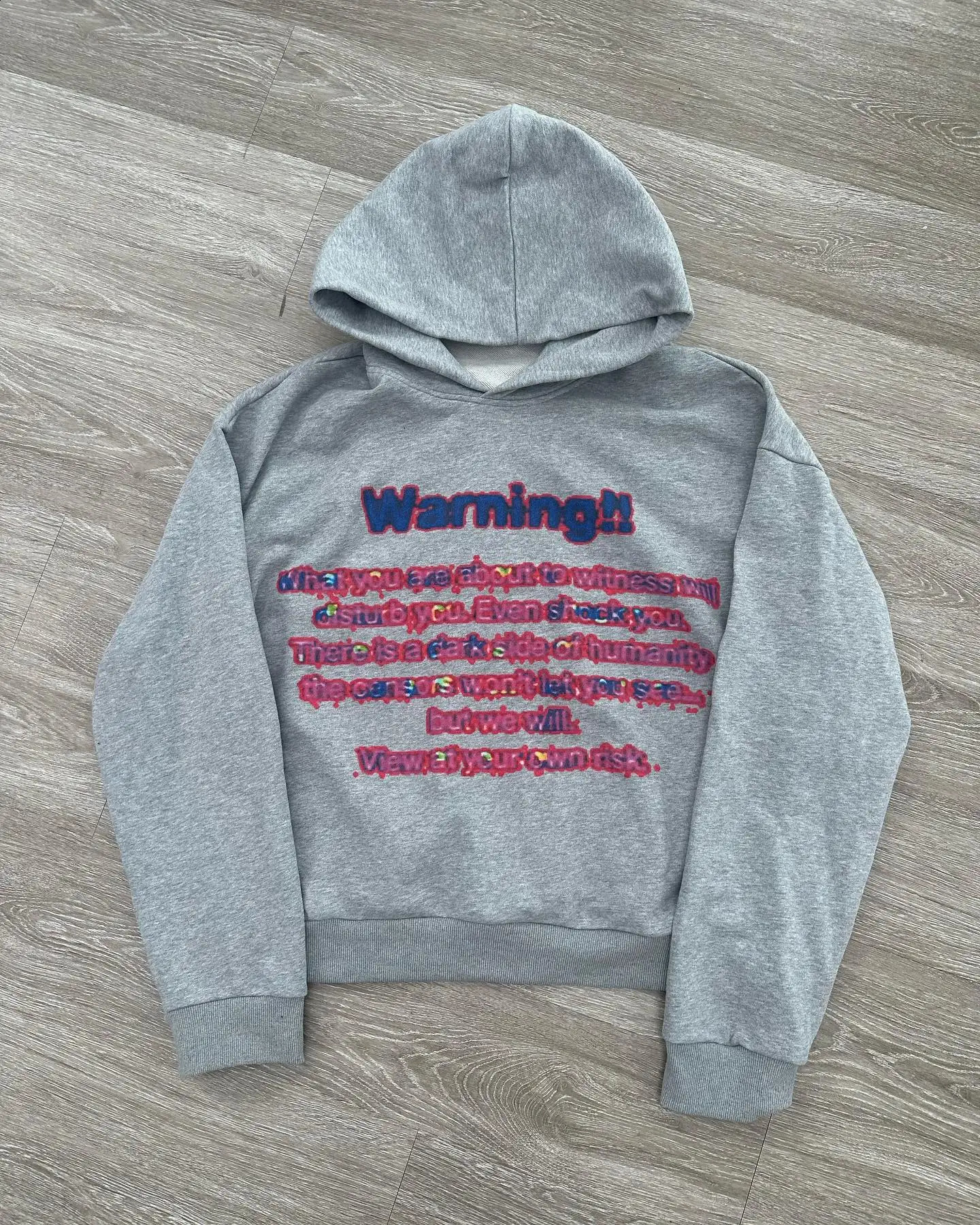 Streetwear Hoodies Harajuku Hip Hop Punk Crying Devil Graphic Print Pullover Hoodie Oversized Sweatshirt Y2K Clothing Men Women 240914