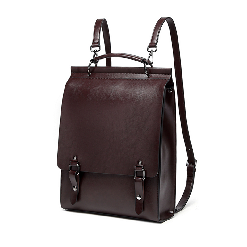Hifashion Cowhide Genuine Leather Backpack For Women 2024 Trend Designer A4 Student School Travel Work Female Shoulder Bags