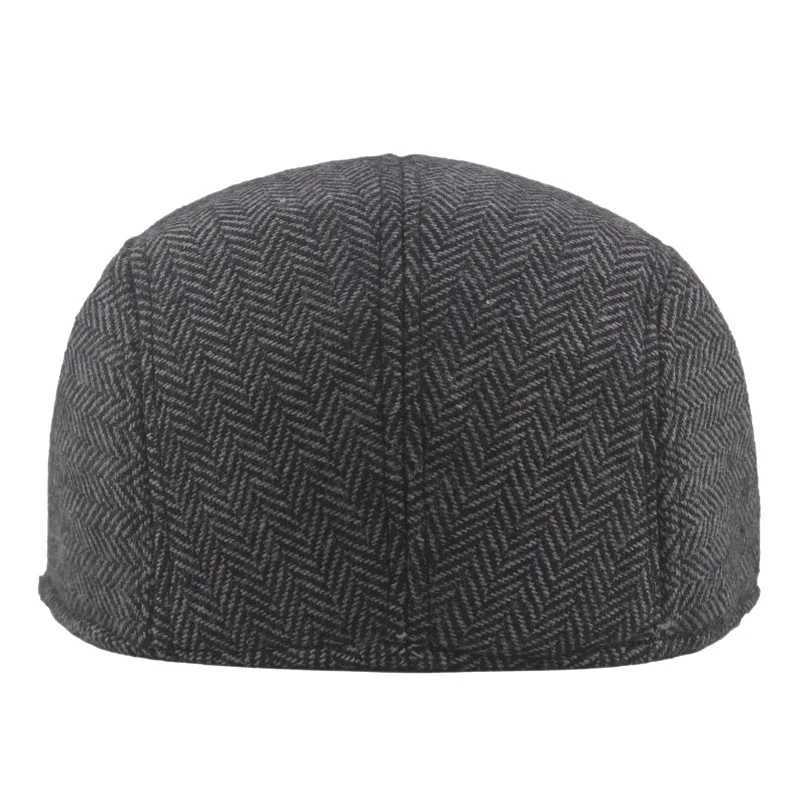 New Men Berets Fashion Beret Cotton Solid Color Soft Top Casual Beanie Retro Literary Forward Cap Peak Cap Driver Women HatX240919