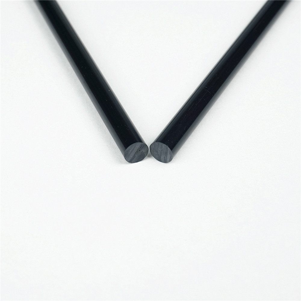 Plastic round pipe support pipe Children's toy tent home support PVC plastic pipe Round black solid