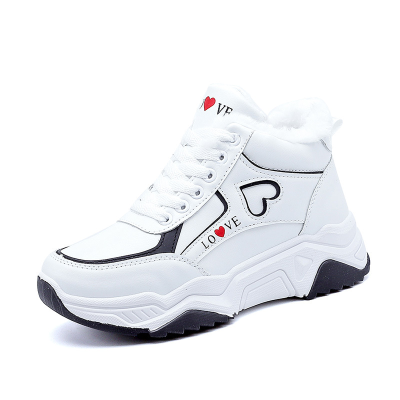 Female Platform Shoes Winter Women High Top atillas Mujer 2024 Woman Plush Warm Casual Sport Sneakers