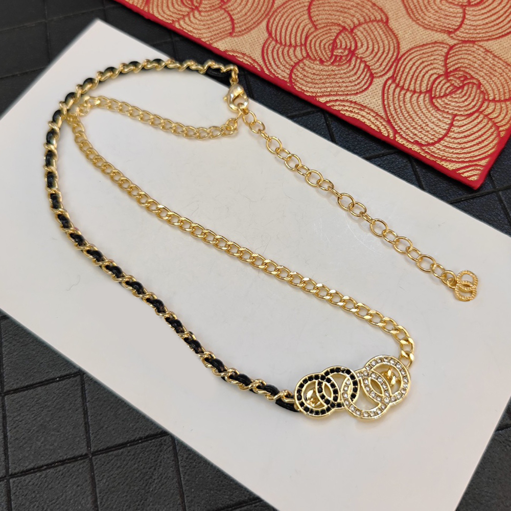 Design Necklace Letter Pendants Women Charm Necklaces Highly Quality Copper Material Choker Chains Jewelry Girls Gift Wedding Jewelry