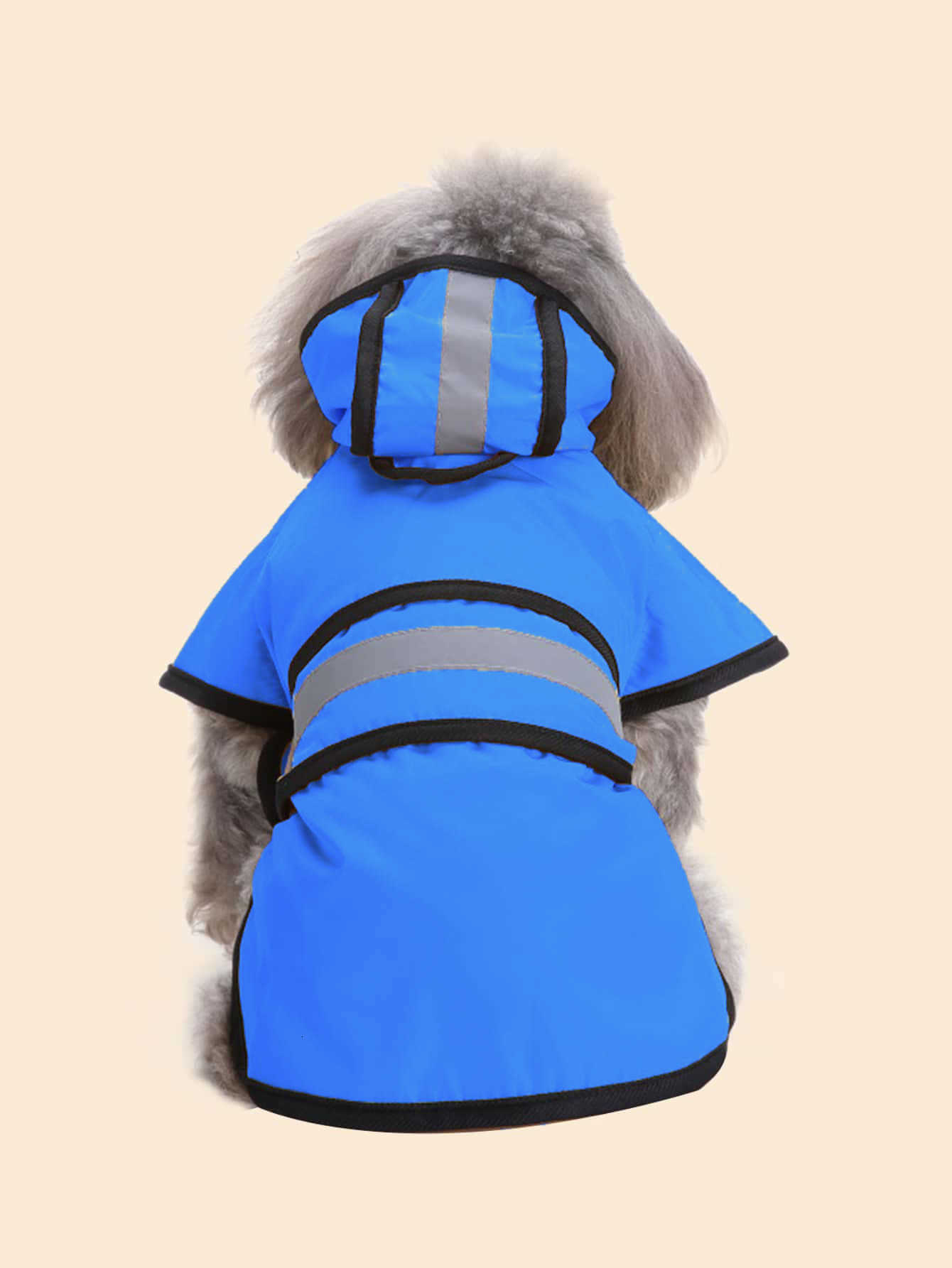 Designer Dog Clothes raincoats small bear pet reflective dog coat raincoat poncho z6