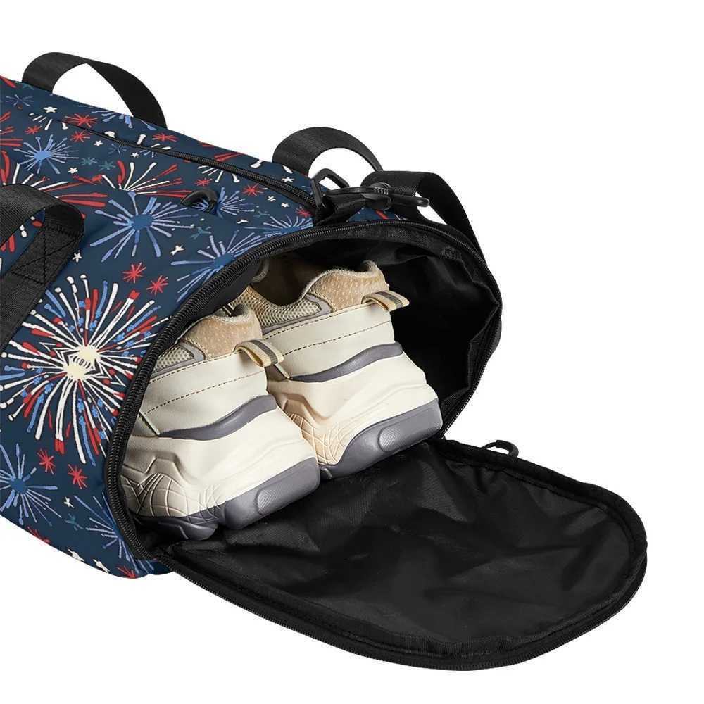 CMM Sports Gym Duffle Bag with Shoes Compartment Weekend Travel Overnight for Women Men Water Resistant 240919