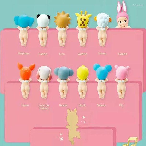 Sonny Angel Doll Decorated Lying In The Bd Box Anime Character Series Kawaii Hippie Cartoon Surprise Mystery Children's Toys