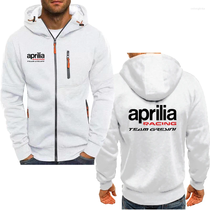 Men's Hoodies 2024 Aprilia Racing RSV4 Print Zipper Trend Leisure High Quality Haruku Sweatshirt Pullover Tops Clothes
